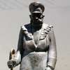 Sculpture of a janitor